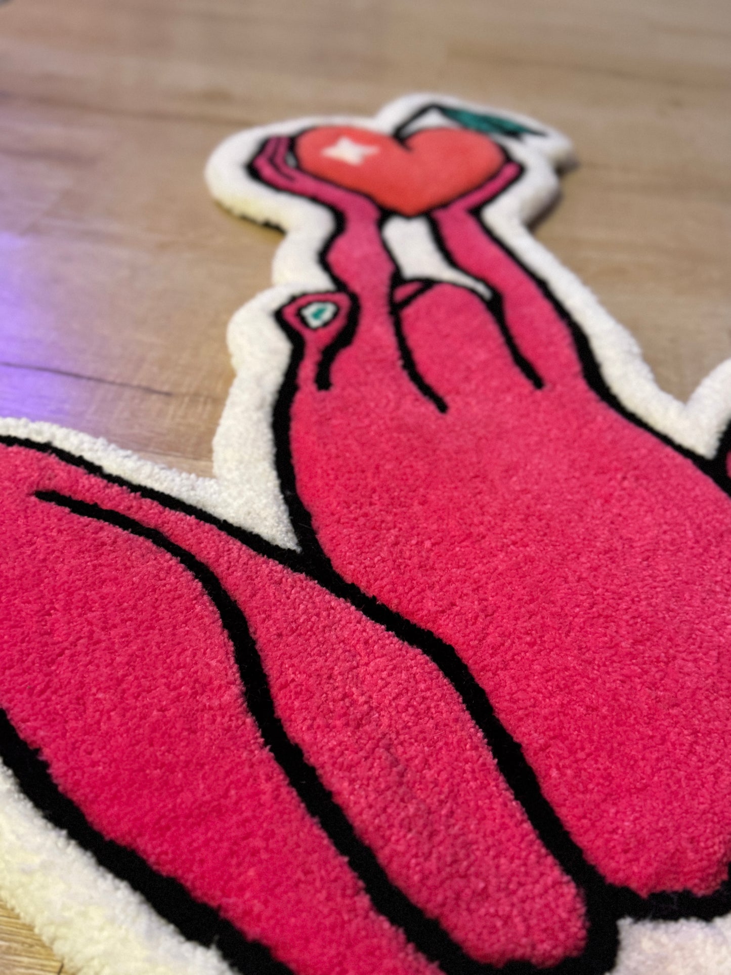 Cherry Frog Rug 30"x20"