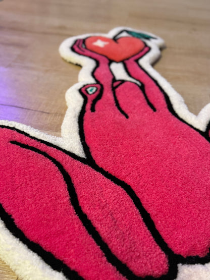 Cherry Frog Rug 30"x20"